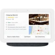 מסך חכם Nest Hub עם צג בגודל 7 אינץ' מבית Google דור שני - צבע שחור