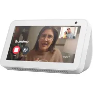 מסך חכם Echo Show 5 עם צג בגודל 5.5 אינץ' עם מצלמה 2MP מבית Amazon - צבע לבן