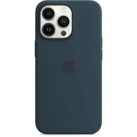 מציאון ועודפים - כיסוי סיליקון מקורי ל- Apple iPhone 13 Pro עם חיבור MagSafe - צבע Abyss Blue