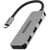 מפצל 3 חיבורי USB 3.0 לחיבור כבל Sitecom USB-C 