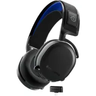 אוזניות גיימינג אלחוטיות +SteelSeries Arctis 7P ל-PS5/PS4 - צבע שחור