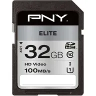 מציאון ועודפים - כרטיס זיכרון PNY Elite SDHC 32GB Class-10 UHS-1 U1 P-SD32GU1100EL-GE