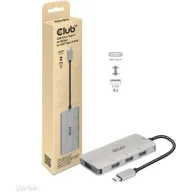 מפצל Club3D CSV-1547 מחיבור USB Type-C לארבעה חיבורי USB Type-A 10Gbps 