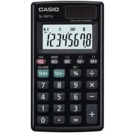 מחשבון כיס נטען סולארית Casio SL-797TV-BK צבע שחור