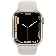 מציאון ועודפים - שעון חכם Apple Watch 41mm Series 7 GPS+Cellular צבע שעון Starlight Aluminum Case צבע רצועה Starlight Sport Band