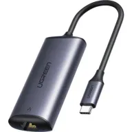מתאם USB-C ל-RJ45 2.5G Ethernet מבית UGREEN - צבע כסוף כהה