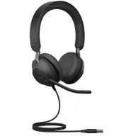 מציאון ועודפים - אוזניות Jabra Evolve2 40 On-Ear USB-A - צבע שחור