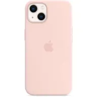 מציאון ועודפים - כיסוי סיליקון מקורי ל- Apple iPhone 13 עם חיבור MagSafe - צבע Chalk Pink