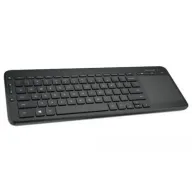 מקלדת אלחוטית Microsoft All-in-One Media Keyboard - דגם N9Z-00015 (אריזת Retail) - צבע שחור - עברית / אנגלית