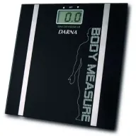 משקל אדם דיגטלי עם מערכת חיישנים מדוייקת (מודד אחוז שומן) Darna XY-6068 - צבע שחור