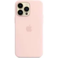 מציאון ועודפים - כיסוי סיליקון מקורי ל-Apple iPhone 14 Pro Max עם חיבור MagSafe - צבע Chalk Pink