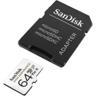 מציאון ועודפים - כרטיס זיכרון SanDisk High Endurance Micro SDXC - דגם SDSQQNR-064G - נפח 64GB
