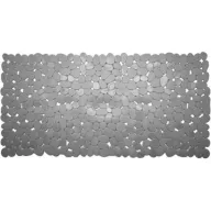 שטיחון אמבט PVC למניעת החלקה דגם חלוקי נחל קטנים מבית Aquila - מידה 70x35 ס״מ