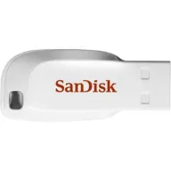 מציאון ועודפים - זיכרון נייד SanDisk Cruzer Blade USB - דגם SDCZ50C-016G-B35W - נפח 16GB - צבע לבן