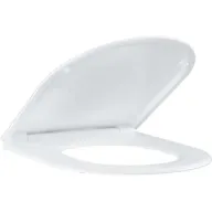 מושב אסלה סגירה רכה דגם Essence Ceramic מבית GROHE - צבע לבן אלפיני