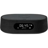 מציאון ועודפים - רמקול Bluetooth חכם משולב שעון ומשטח טעינה אלחוטי Harman Kardon Citation Oasis - צבע שחור 