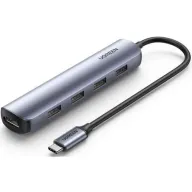 מציאון ועודפים - מתאם HDMI עם 4 כניסות USB-A בחיבור Type C מבית UGREEN