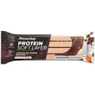 מארז 12 חטיפי חלבון בטעם שוקולד טופי בראוני PowerBar Soft Layer