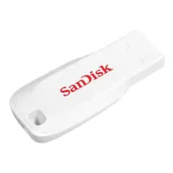 זיכרון נייד SanDisk Cruzer Blade - דגם SDCZ50C-016G-B35W - נפח 16GB - צבע לבן 