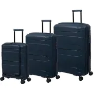 סט מזוודות קשיחות 20+24+29 אינץ' דגם Momentous מבית it luggage - צבע כחול כהה