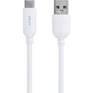 כבל סנכרון וטעינה PNY USB-A to USB-C 2.0 - אורך 1 מטר - צבע לבן