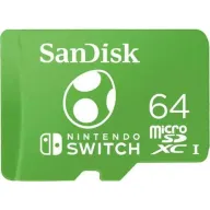 כרטיס זיכרון SanDisk MicroSDXC Yoshi Edition ל- Nintendo Switch - דגם SDSQXAO-064G-GN6ZN - נפח 64GB 