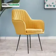כיסא בעיצוב יוקרתי דגם אור Multi Garden - צבע חרדל