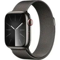 שעון חכם Apple Watch 41mm Series-9 GPS+Cellular צבע שעון Graphite Stainless Steel Case צבע רצועה Graphite Milanese Loop גודל רצועה One Size