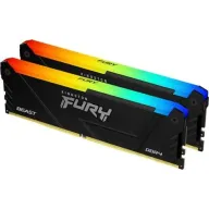 זכרון למחשב Kingston FURY BEAST RGB 2x16GB DDR4 3600MHz CL18