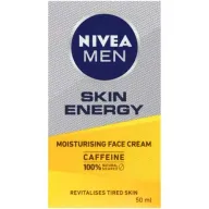 קרם לחות לגבר לעור פנים Nivea Men Skin Enegry - נפח 50 מ''ל