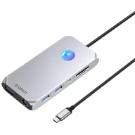 מפצל USB-C לחיבורי ORICO RJ45 PD HDMI SD TF VGA CTIA Audio USB-A 3.1 Type-C 3.1 3xUSB-A 2.0