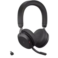 מציאון ועודפים - אוזניות Bluetooth אלחוטיות Jabra Evolve2 75 USB-C MS Teams On-Ear - צבע שחור