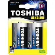 מציאון ועודפים - 2 סוללות D לא נטענות Toshiba Alkaline 