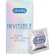 מארז קונדומים Durex Invisible XL - סך הכל 12 יחידות
