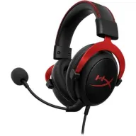 אוזניות גיימרים HyperX Cloud II - צבע אדום/שחור