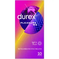 Durex - קונדומים Pleasure Me - סך הכל 10 יחידות
