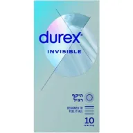 Durex - קונדומים Invisible - סך הכל 10 יחידות
