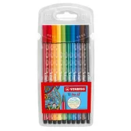 חבילת טושים 10 צבעים STABILO Pen 68