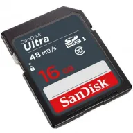 כרטיס זכרון SanDisk Ultra 320x Secure-Digital SDHC SDSDUNB-016G - נפח 16GB
