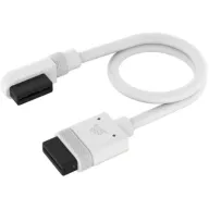 שני כבלים עם חיבור 90 מעלות Corsair iCUE LINK Cable 2x200mm - צבע לבן