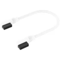 שני כבלים עם חיבור 90 מעלות Corsair iCUE LINK Cable 2x135mm - צבע לבן