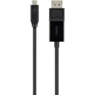 כבל USB Type-C ל-DisplayPort מבית Belkin - אורך 1.8 מטר - צבע שחור