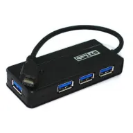 מפצל STLab U-1250 USB 3.0 מחיבור USB 3.0 Type-C ל4 חיבורי USB 3.0 