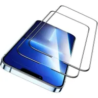 מציאון ועודפים - מגן מסך קדמי מלא מזכוכית ל- Apple iPhone 14 / iPhone 13 / iPhone 13 Pro 