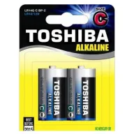 2 סוללות C לא נטענות Toshiba Alkaline 