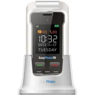 טלפון סלולרי למבוגרים EasyPhone NP-01 3G צבע לבן - שנה אחריות ע''י היבואן הרשמי