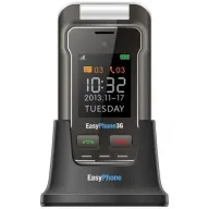 טלפון סלולרי למבוגרים EasyPhone NP-01 3G צבע שחור/אפור - שנה אחריות ע''י היבואן הרשמי