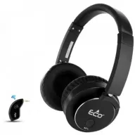 אוזניות Bluetooth עם מתאם לטלוויזיה Eco High Definition On-Ear ECO-800 - צבע שחור