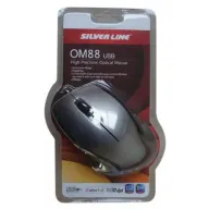 עכבר אופטי Silver Line USB High Precision OM-88GR-USB צבע אפור