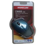 עכבר אופטי Silver Line USB High Precision OM-88LU-USB צבע כחול